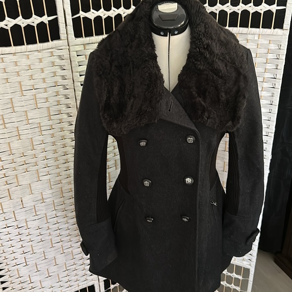 GUESS lined dress Pea Coat style - Picture 3 of 12